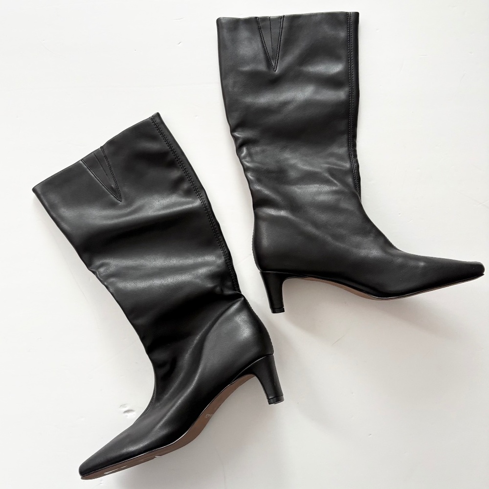 Splendid black vegan leather boots